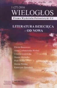 Wielogos 1(27)2016 Pismo Wydziau Polonistyki - 2857812550