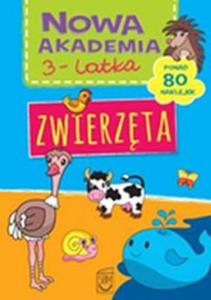 Nowa Akademia 3- latka Zwierzta - 2857812974