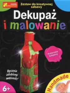 Dekupa i malowanie Kolorowe tulipany - 2857815620