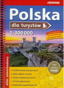 Atlas samochodowy. Polska dla turystw 1:300 000 - 2857815932