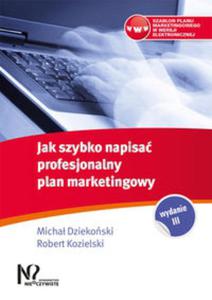 Jak szybko napisa profesjonalny plan marketingowy - 2857816020