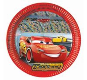 Talerzyki papierowe Cars 3 23 cm 8 sztuk