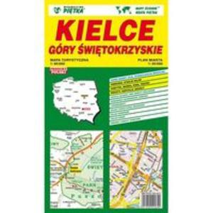 Kielce Gry witokrzyskie mapa samochodowa 1:20 000 - 2857817264