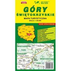 Gry witokrzyskie mapa turystyczna 1:90 000 - 2857817409