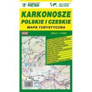 Karkonosze polskie i czeskie mapa turystyczna 1:27 000 - 2857817411