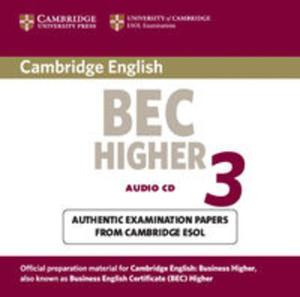 Cambridge BEC Higher 3 Audio CD - 2857818191