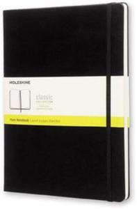 Notes Moleskine XL (19x25cm) gadki, czarna twarda oprawa, 192 strony