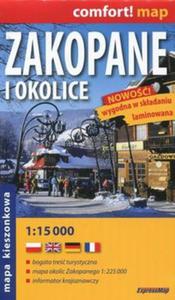 Zakopane i okolice mapa kieszonkowa 1:15 000 - 2857820296