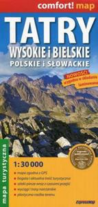 Tatry Wysokie i Bielskie Polskie i Sowackie mapa turystyczna 1:30 000 - 2857820926