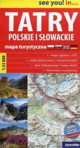 Tatry polskie i sowackie mapa turystyczna 1:55 000 - 2857820930