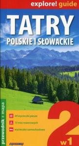 Tatry Polskie i Sowackie 2w1 przewodnik+mapa - 2857820931