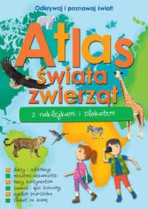 Atlas zwierzt wiata z naklejkami i plakatem - 2857821029