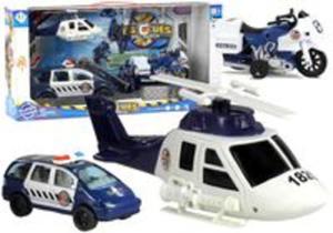 Zestaw Policja Helikopter Auto Policyjne Motocykl - 2857823571