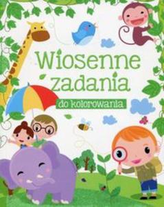 Wiosenne zadania do kolorowania