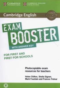 Cambridge English Exam Booster for First and First for Schools with Answer Key with Audio Photocopiable Exam Resources for Teachers - 2857825054