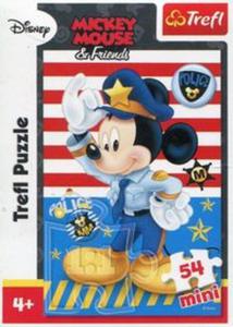 Puzzle 54 Mini Myszka Miki i Przyjaciele Miki policjant - 2857825760