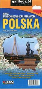 Polska mapa samochodowo-krajoznawcza 1:650 000 - 2857826296