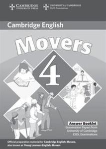 Cambridge English Movers 4 Answer Booklet - 2857826898