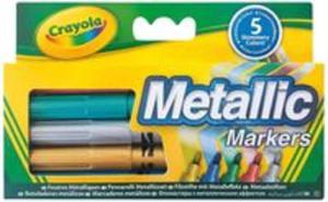 Markery metaliczne Crayola 5 kolorw - 2857827214