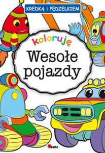 Kredk i pedzelkiem wesoe pojazdy - 2857828920