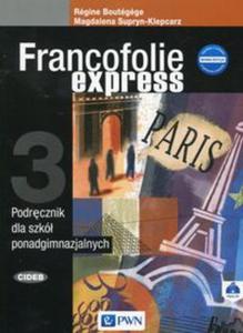 Francofolie express 3 Podrcznik + CD - 2857829659