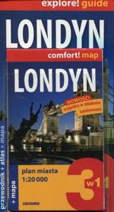 Londyn 3w1 przewodnik atlas mapa - 2857830008