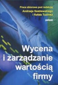 Wycena i zarzdzanie wartoci firmy - 2825667703