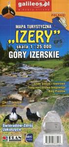 Mapa turystyczna Gry Izerskie Izery 1:25 000 - 2857832461