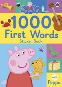 Peppa Pig 1000 First Words Sticker Book - 2857833492