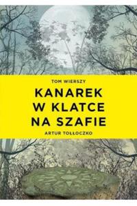 Kanarek w klatce na szafie - 2857833728