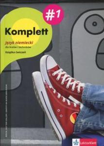 Komplett 1 Jzyk niemiecki Zeszyt wicze z pyt CD+DVD - 2857833810