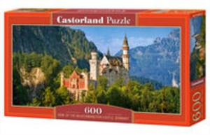 Puzzle 600 Panoramiczne: View of the Neuschwanstein Castle, Germany - 2857834070