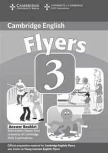 Cambridge Young Learners English Tests Flyers 3 Answer Booklet - 2857834294