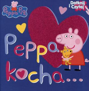 winka Peppa. Peppa kocha... Dotknij i czytaj - 2857834848