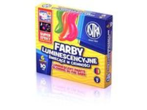 Farby luminescencyjne 6 kolorw 10 ml. - 2857835147