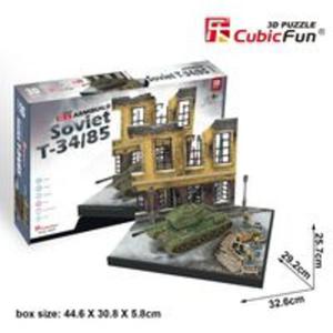 Puzzle 3D Soviet T-34/85 213 elementw - 2857835319