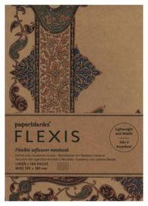 Notatnik Visions of Paisley Ivory Kraft Flexis Midi linia - 2857836590