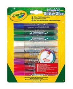 Crayola Klej brokatowy 9 sztuk - 2857836788