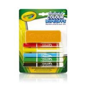 Crayola Markery do biaej tablicy 5 sztuk - 2857836789