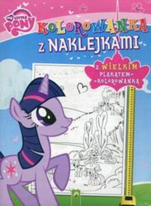 Kolorowanka z naklejkami My Little Pony - 2857838753