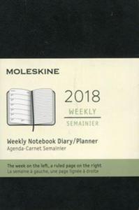 Kalendarz Moleskine 2018 czarny - 2857840001