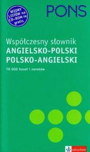 Pons wspczesny sownik angielsko-polski polsko-angielski z pyt CD - 2825646811