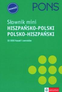 Pons sownik mini hiszpasko-polski polsko-hiszpaski