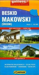 Beskid Mazowiecki redni. Mapa turystyczna - 2825668915