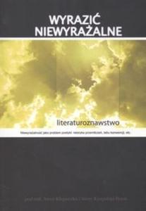 Wyrazi niewyraalne Literaturoznawstwo - 2825669854