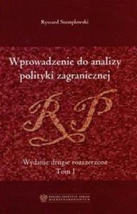 Wprowadzenie do analizy polityki zagranicznej t.1