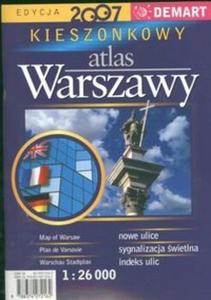 Warszawa 1:26 000 kieszonkowy atlas miasta