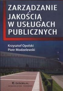 Zarzdzanie jakoci w usugach publicznych