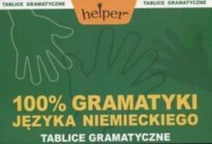 100% gramatyki, jzyk niemiecki. Tablice gramatyczne - 2825676816