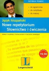 Jzyk hiszpaski Nowe repetytorium Sownictwo i wiczenia - 2825678151